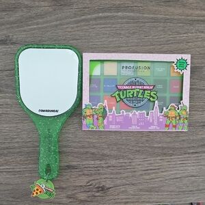 Profusion Cosmetics Teenage Mutant Ninja Turtles Green Hand Mirror And Palette
